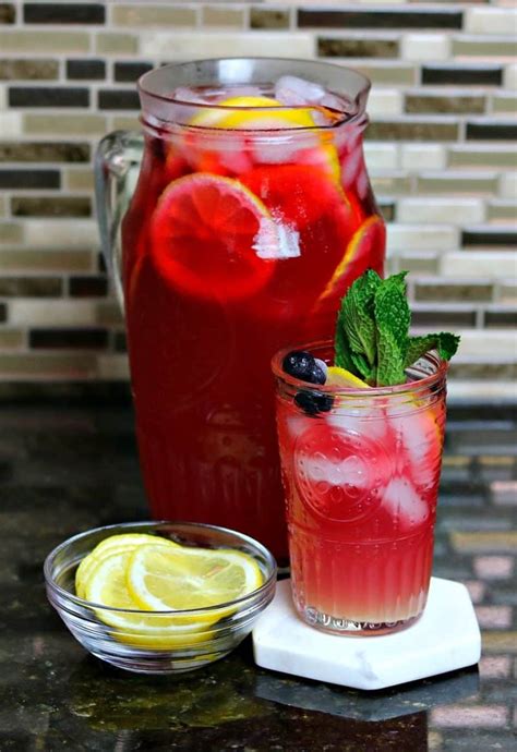 Keto Blueberry Iced Tea Lemonade Dr Davinahs Eats