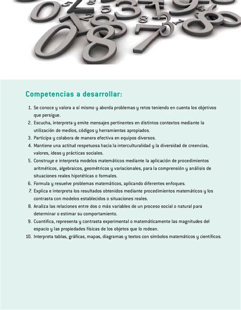 Matem Ticas Iv Con Enfoque En Competencias A Ed