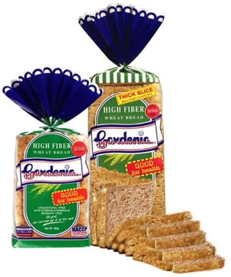 Gardenia Wheat Bread Nutrition Facts Hicaps Mktg Corp