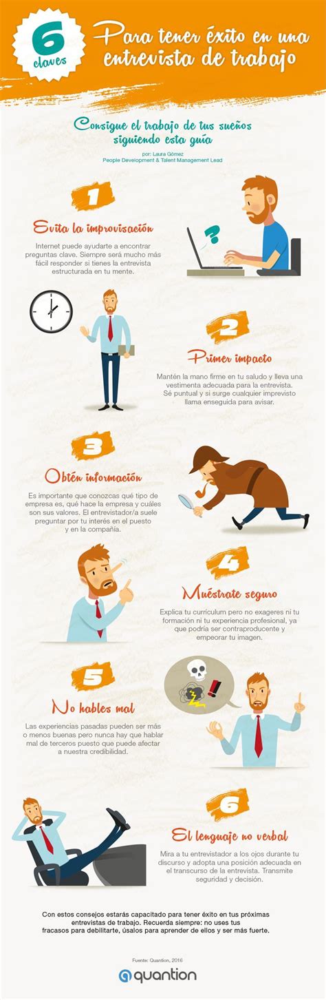 6 claves fundamentales para el éxito en una entrevista de trabajo