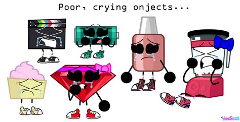 Poor Crying Objects Remake By Violetskittle On Deviantart