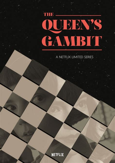 Pin On Chess Poster The Queen S Gambit Queen S Gambit Movie Poster Art