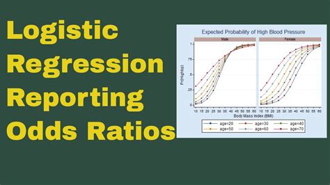 Logistic Regression Reporting Odds Ratios Youtube