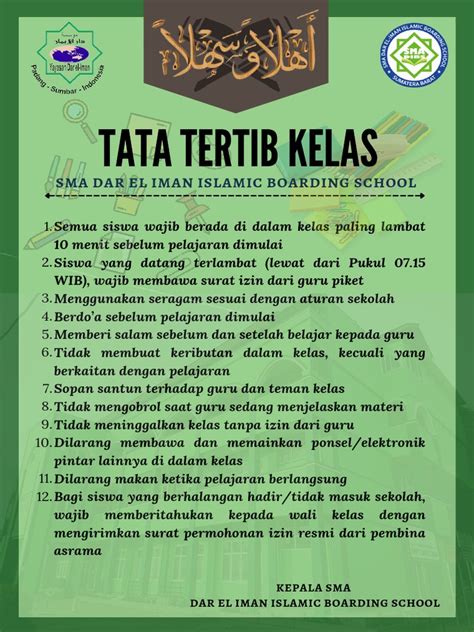 Tata Tertib Kelas Pdf