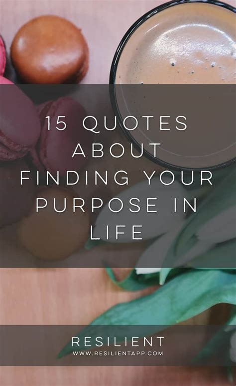 15 Quotes About Finding Your Purpose in Life - Resilient