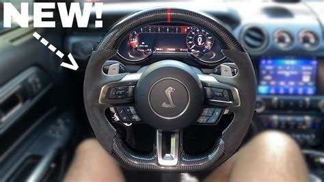 Ford Mustang Carbon Fiber Custom Steering Wheel