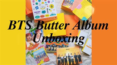 Bts Butter Albums Unboxing In Sri Lanka Cream Peaches Youtube