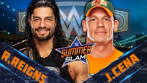 Wwe Summerslam 2018 Dream Match Card Youtube