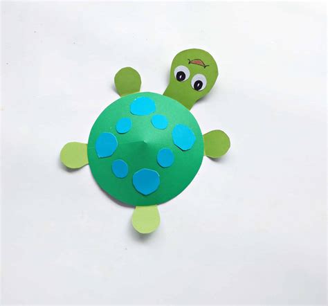 Paper Turtle Craft To Do With Kids · The Inspiration Edit