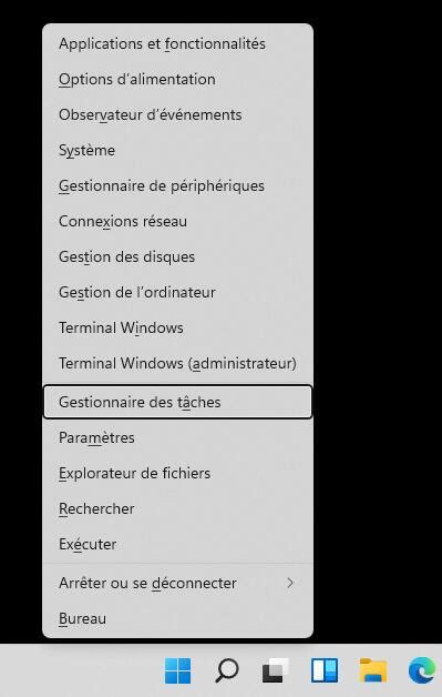 Comment Ouvrir Le Gestionnaire Des Tâches Sur Windows 11