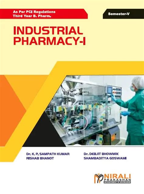 Industrial Pharmacy I For 2024 Exam Nirali Prakashan