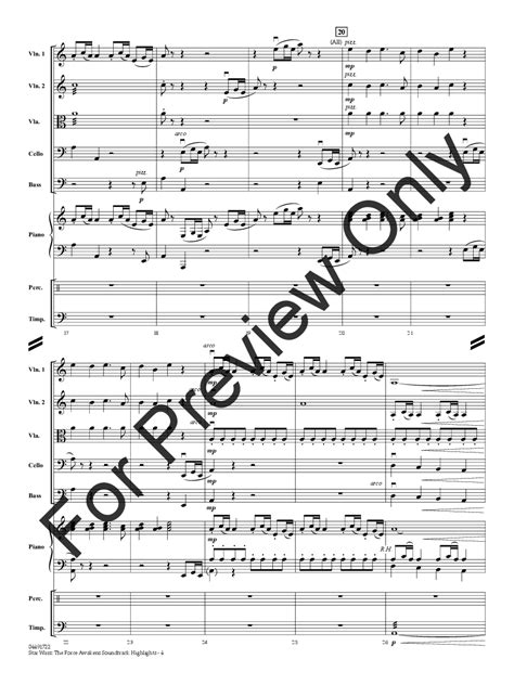 Star Wars The Force Awakens By John Williams Arr J W Pepper Sheet Music