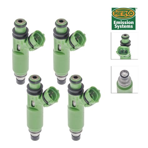 Set Of 4 Herko Fuel Injector INJ598 For Mitsubishi Montero Sport 1997