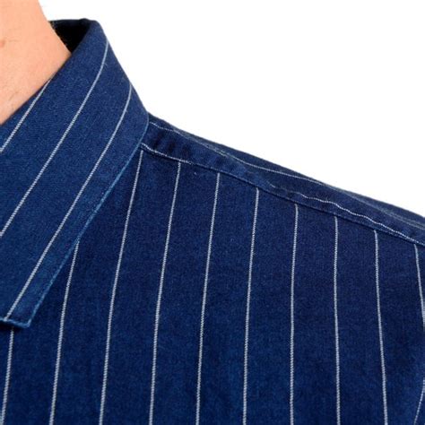 Hugo Boss Shirts Hugo Boss Mens Erondo Extra Slim Fit Blue Striped