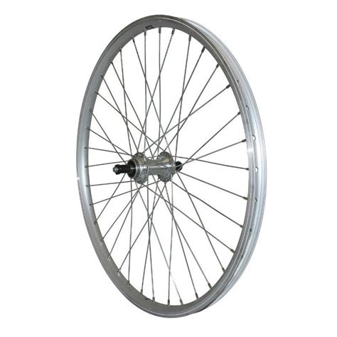 Roue De V Lo Vtt Arri Re Aluminium Double Paroi Moyeu Aluminium Blocage