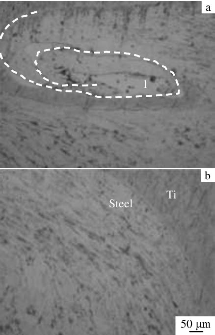 Interfacial Bonding Mechanism And Mechanical Performance Of Ti Steel