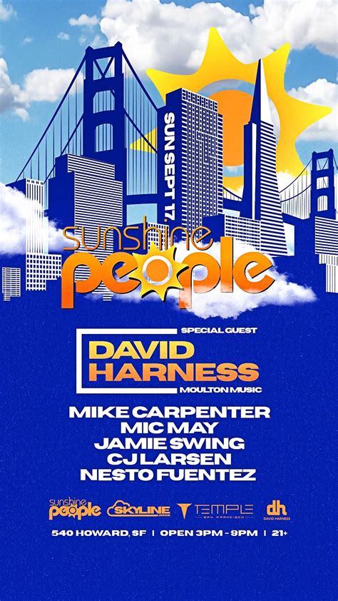 Sunshine People The Skyline Lounge Tickets At Temple Nightclub In SF