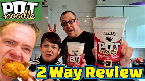 NEW | Christmas Dinner Pot Noodle | 2 Way Review with @BenBulks ...