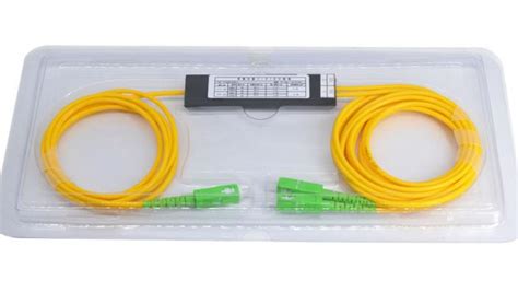 SC APC Single Mode Dual Windows FBT Splitter 1 2 G657A SM Coupler