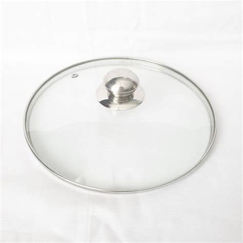 Jual Tutup Panci Tutup Wajan Kaca 22cm Pan Wok Glass Cover 22cm