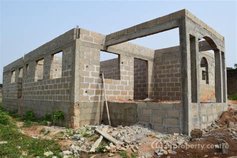 For Sale A Plot Of Land Having An Uncompleted Structure Ijede Area