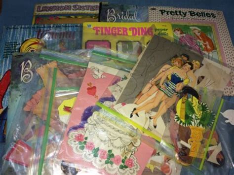 Vintage Paper Dolls Mega Lot~whitman Bridal Lennon Sisters Tammy Much More Antique