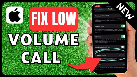 How To Fix Low Call Volume On Iphone Youtube