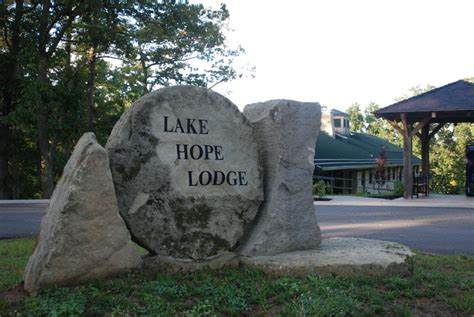 Lake Hope State Park Dining Lodge - Sands Decker