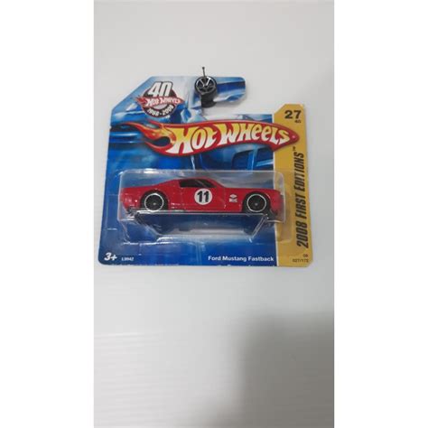Ford Mustang Fastback First Edition Hot Wheels Shopee Brasil
