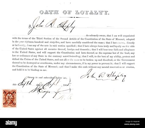 Oath Of Loyalty Cut Out Stock Images And Pictures Alamy