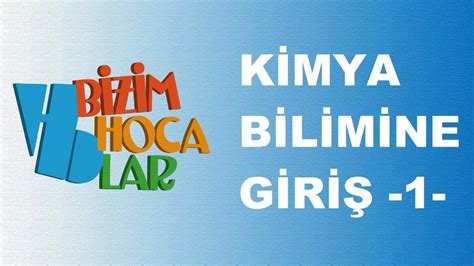 Kimya Bilimine Giriş 1 Simyadan Kimyaya TYT 9 Sınıf YouTube