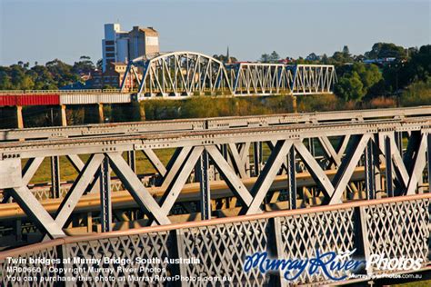 Twin Bridges At Murray Bridge South Australia