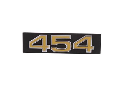 Grille Emblem 454 Black And Gold For 75 76 K 1303 75f National