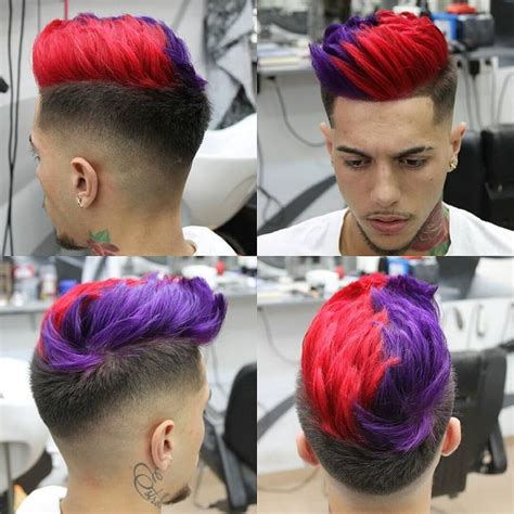 Crazy Hair Color Men