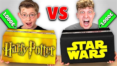 1000 HARRY POTTER Vs STAR WARS Mystery Box Opening Welche Box Ist