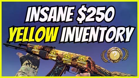 Best Yellow Cs Go Inventory For Insane Cheap Yellow Csgo Skins