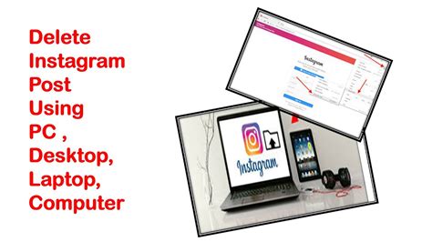 How To Delete Post On Instagram From Pc 2020 Desktop Laptop Computer