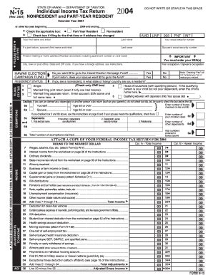 Fillable Online Form N Rev Nonresident And Part Year Resident