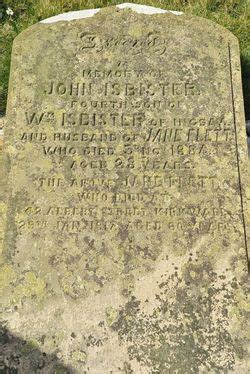 Jane Flett Isbister 1856 1917 Find A Grave Memorial