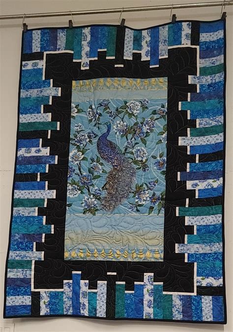 Peacock Panel Quilt Kit