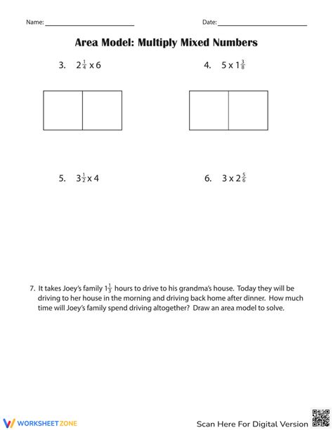 Area Model Multiplication 2 Worksheet Worksheets Library