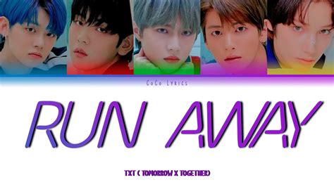 TXT Run Away 9와 4분의 3 승강장에서 너를 기다려 Color Coded Lyrics Han