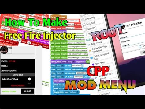 How To Make Mod Menu For Free Fire Free Fire Injector Swb File Pro