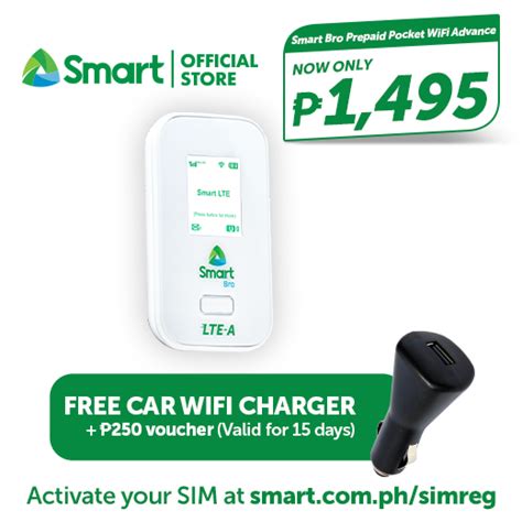 Smart Bro Pocket Wifi Lte Advanced Evoluzn PR4L Shopee Philippines