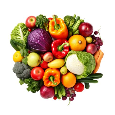 Ai Generated Nutrient Rich Organic Cuisine On Transparent Background