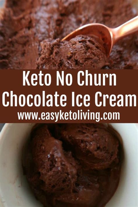 Keto Chocolate Ice Cream Recipe Easy No Churn Low Carb Ice Cream