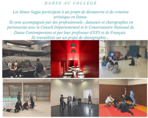 Danse au collège Les Terres Rouges