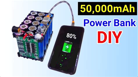 How To Make Fast Charging 50 000 MAh Homemade Power Bank DIY 50 000