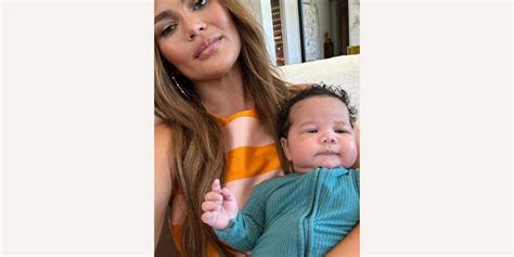 Chrissy Teigen Shares Photo Of Baby Wren Who Looks Like Dad Motherly