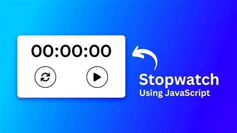 Build Simple Stopwatch Using Javascript Youtube